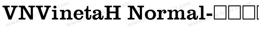 VNVinetaH Normal字体转换